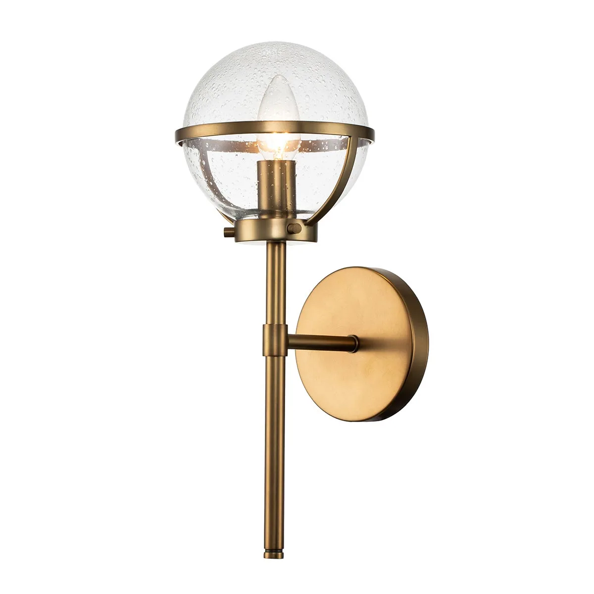 Elstead Lighting - Hollis 40cm - Badrumslampa - Antik mässing