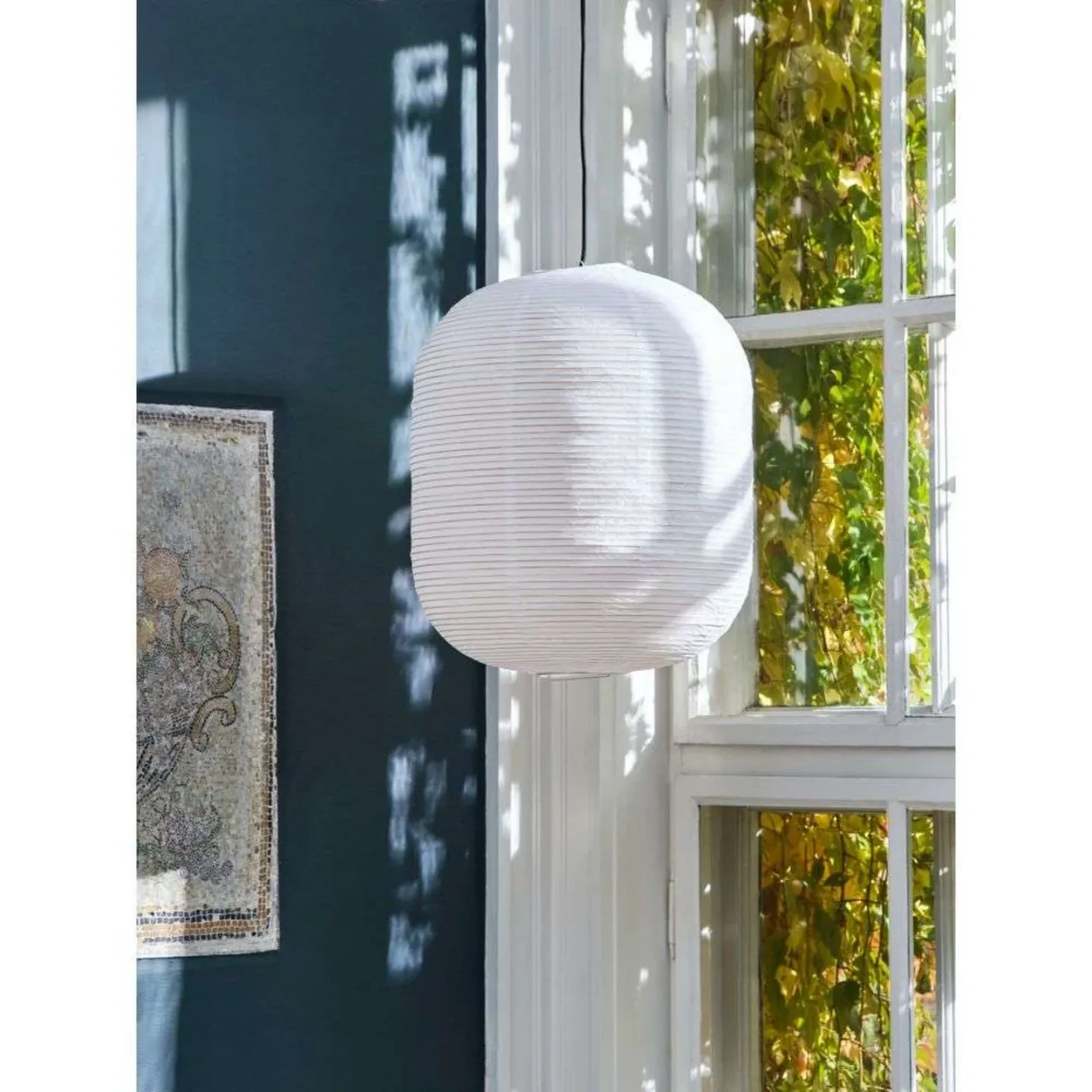 Paper Pendel Oblong Classic White - HAY - Stue - Papir / kartong