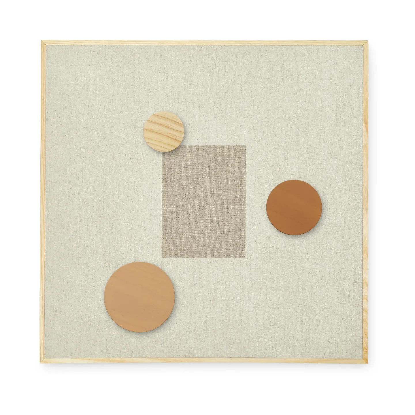 Nofred Noticeboard anslagstavla + 3 magneter Sand