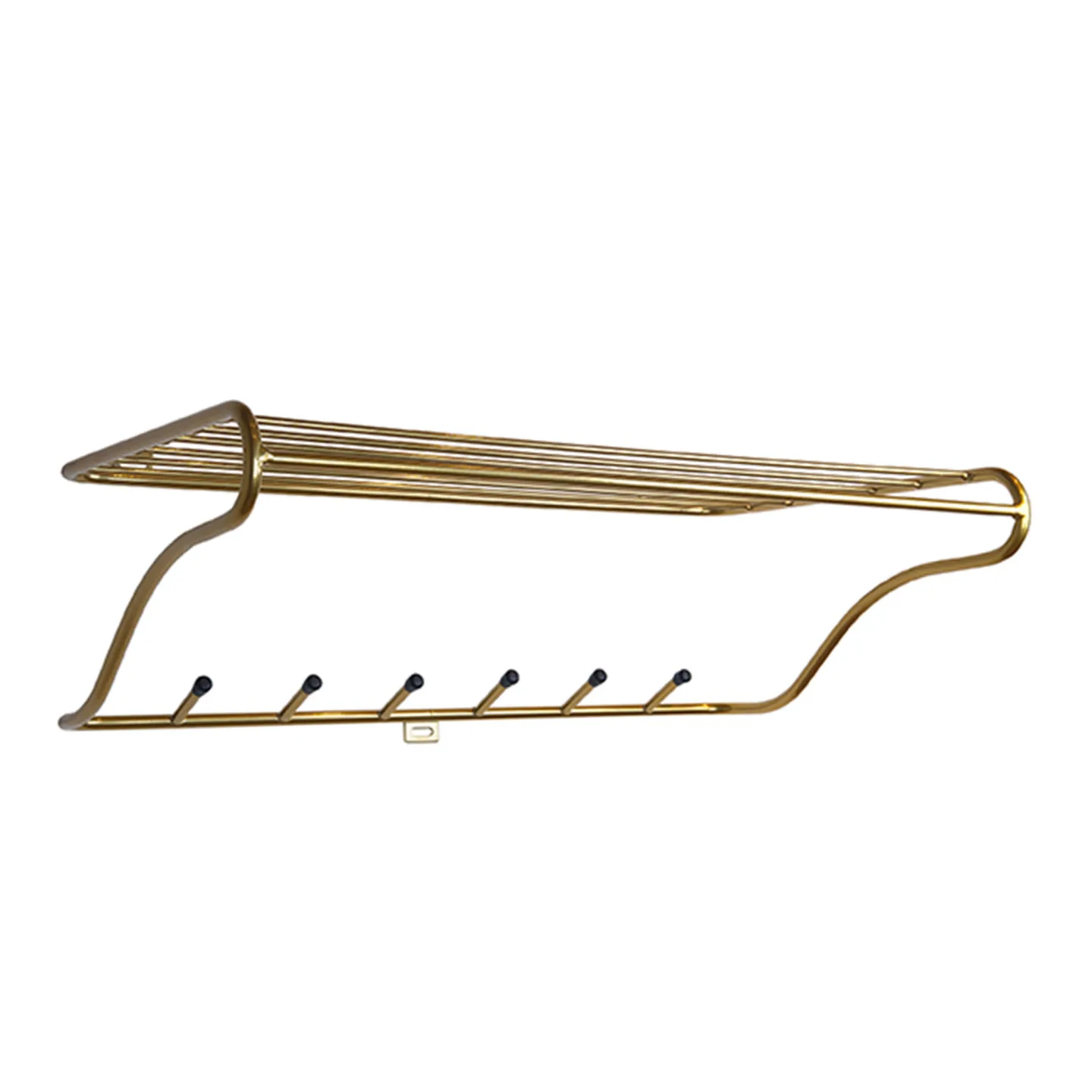 Maze Interior - Hat Rack Brass Matte - Hatthyllor och skohyllor - Olof Kolte - Guld - Metall