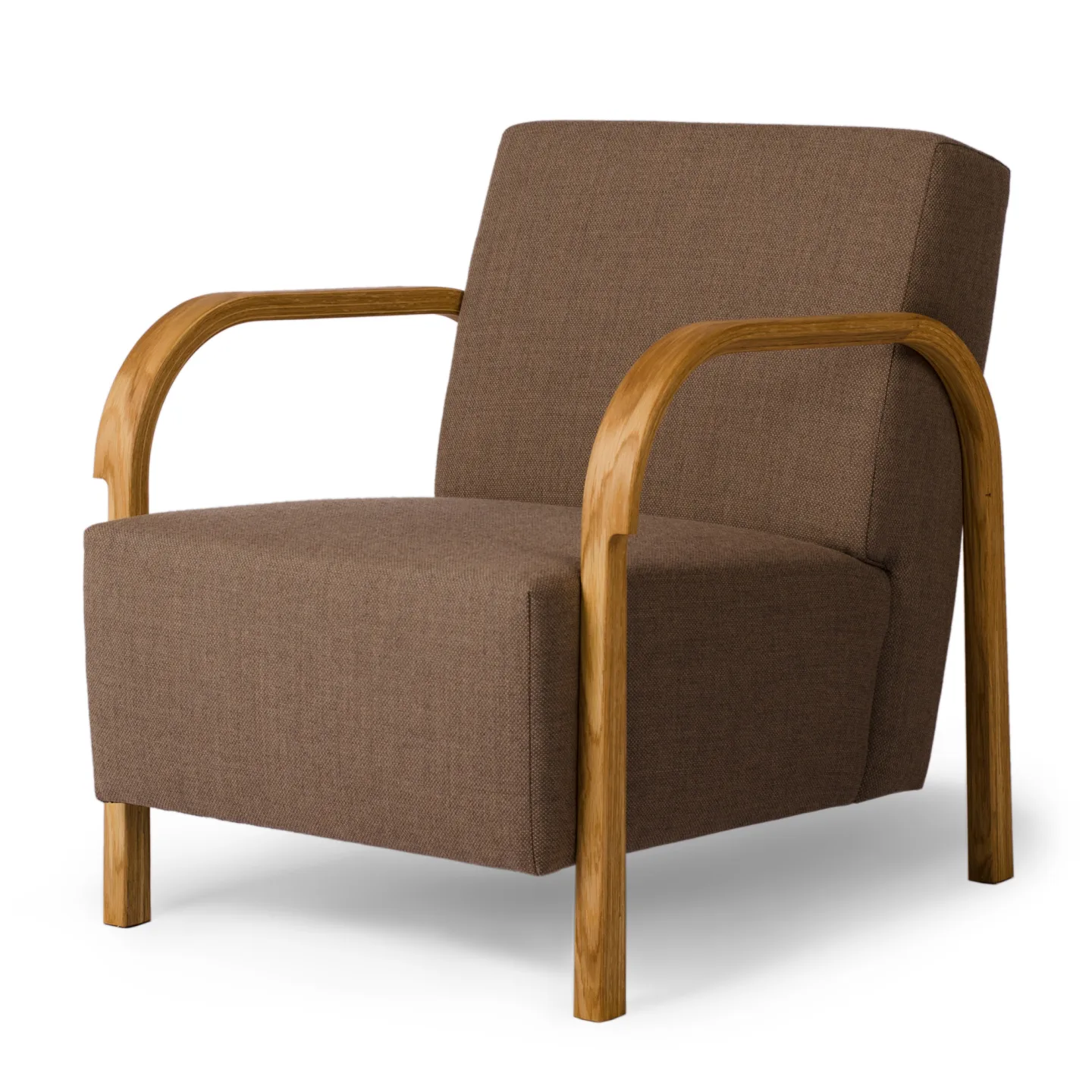 Mazo - Arch Lounge Chair Fiord - Fåtöljer - Magnus Stephensen - Trä/Textilmaterial