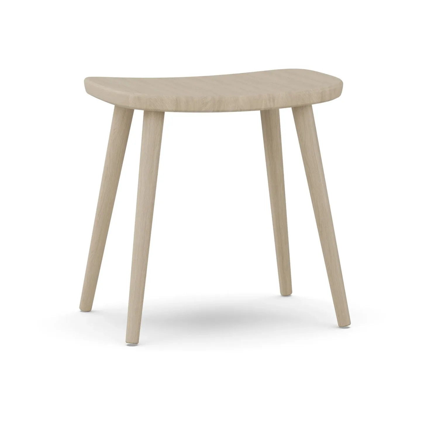 Stolab Palle Hocker Eiche Leichter Mattlack
