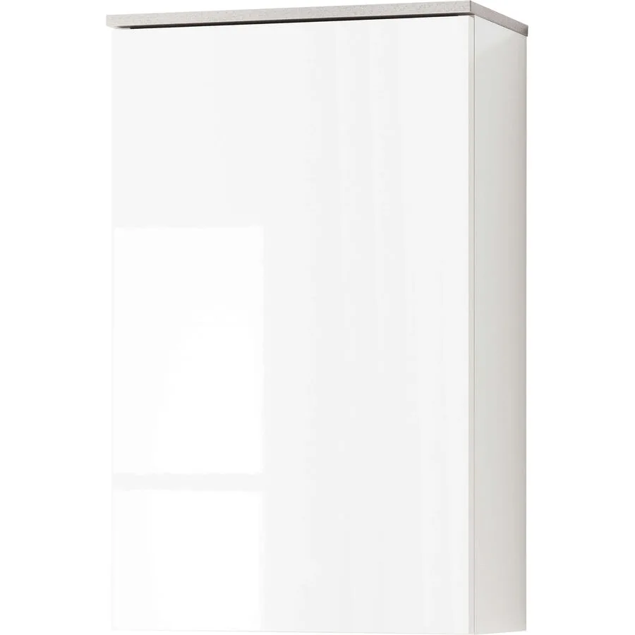 Badezimmerschrank Gala Hochglanz weiss Holzwerkstoff B 40 T 22 H 65 cm