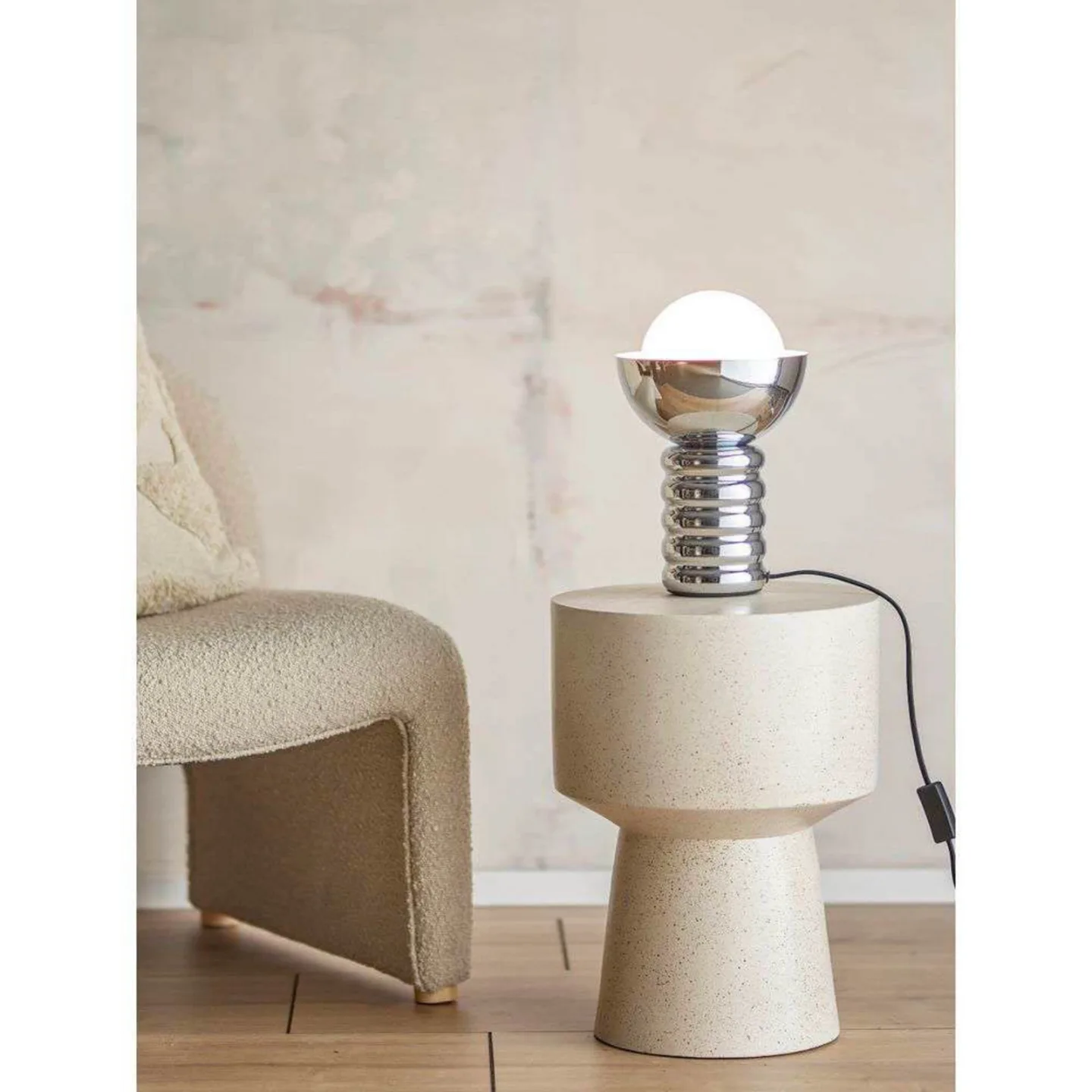 Spike Tischleuchte Silver - Bloomingville - Wohnzimmer - Metall