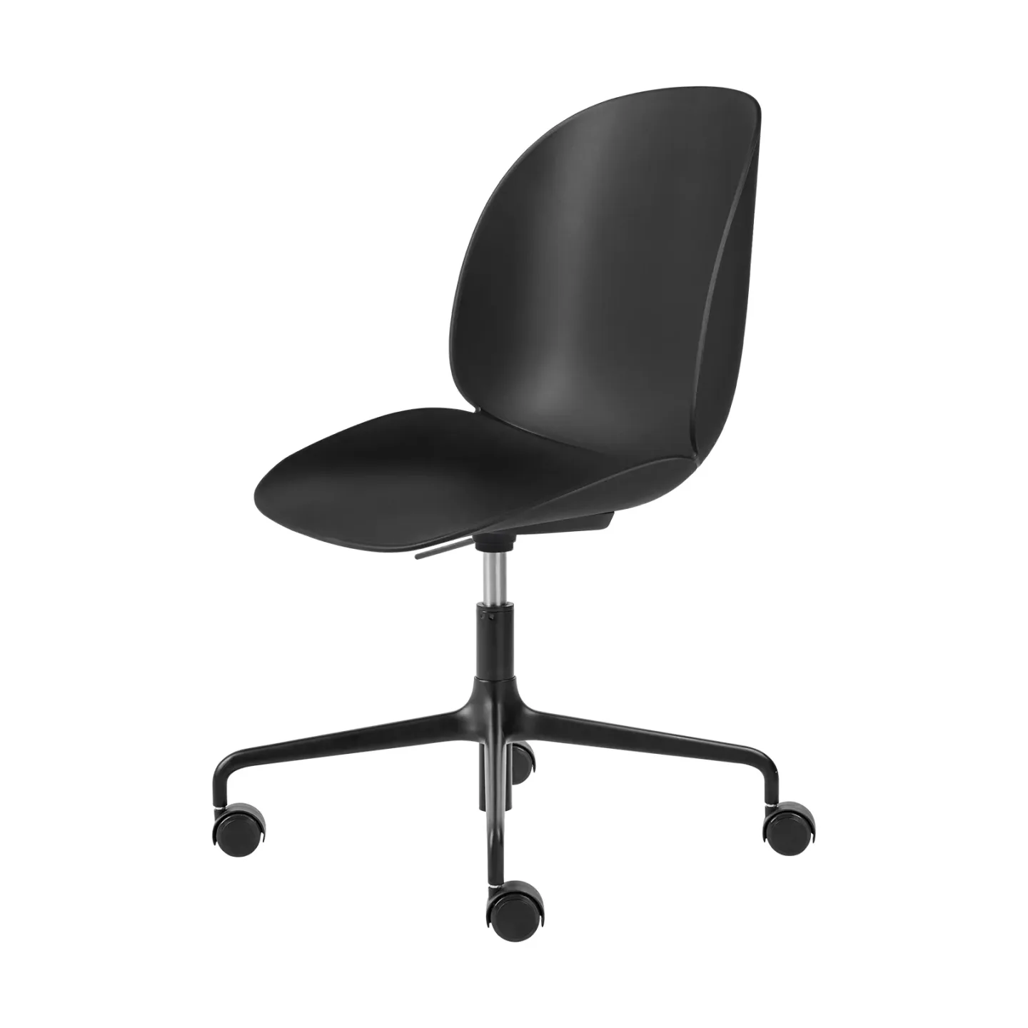 GUBI Beetle Meeting Chair Bürostuhl Black-black
