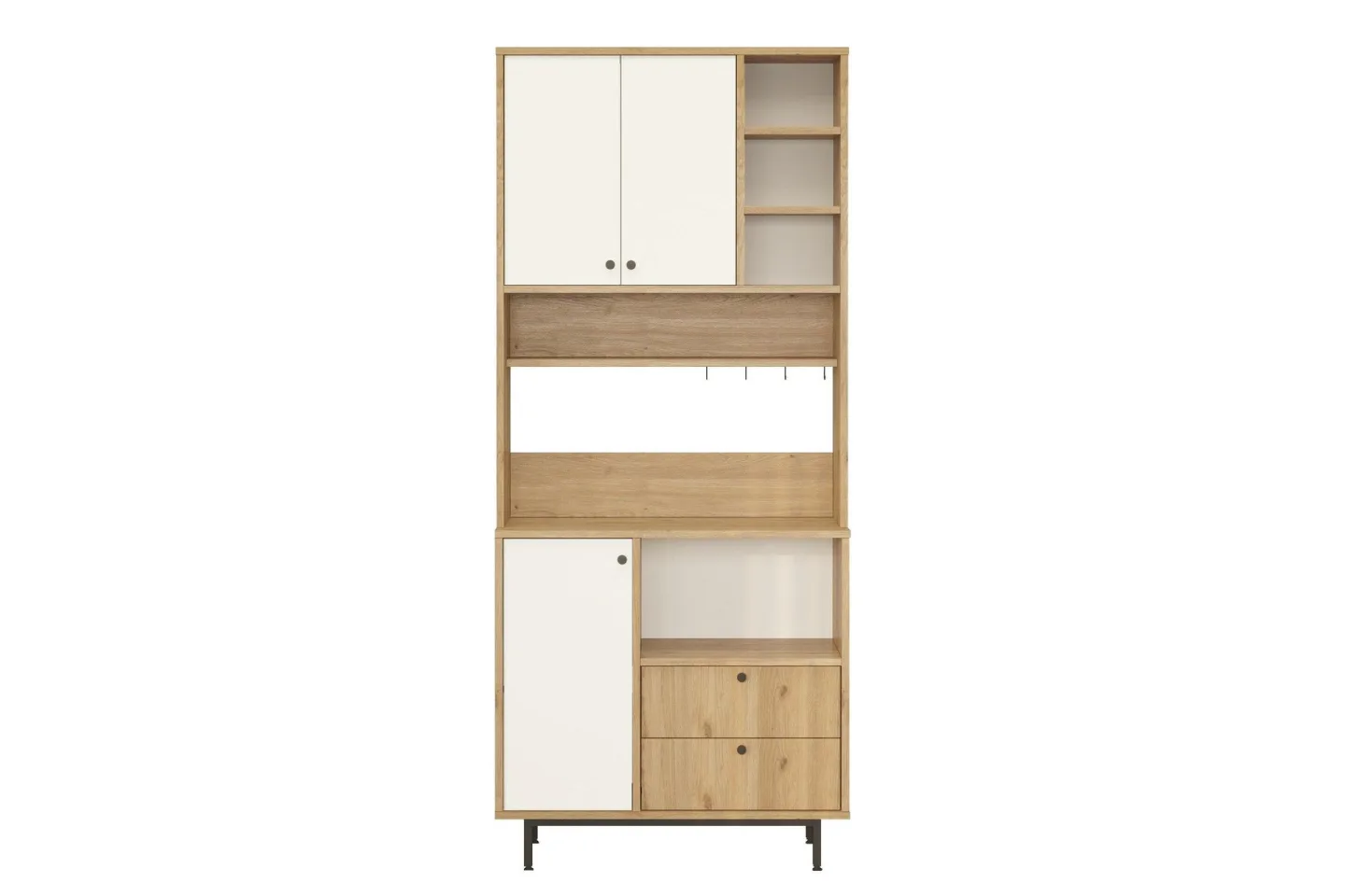 Donae Highboard - Ek/Vit
