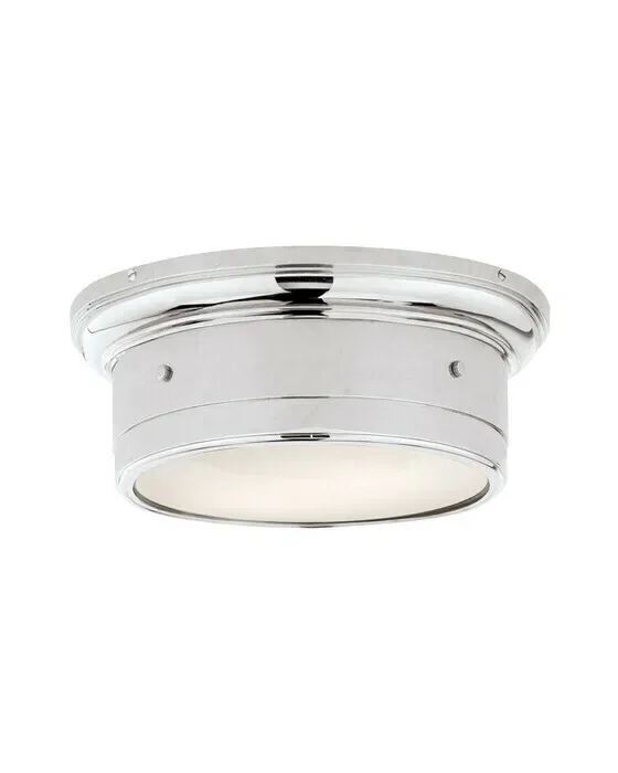 Small Siena Flush Mount Chrome