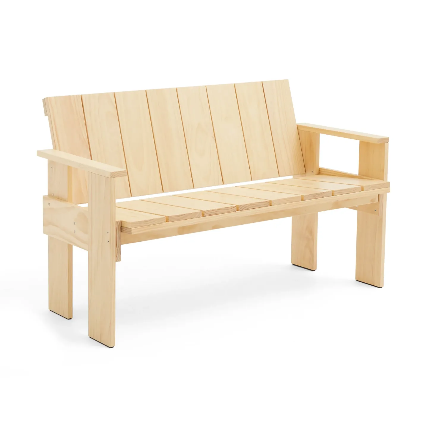 HAY Crate Dining Bench bänk lackad furu Klar
