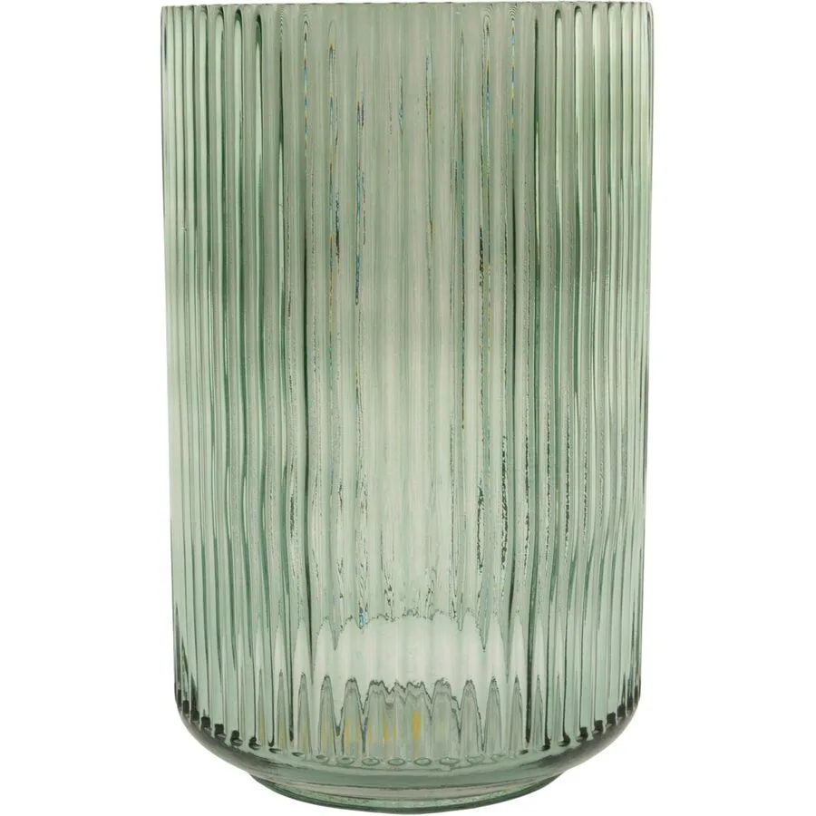 POINT-VIRGULE Windlicht Lamazère Grün Glas 12 cm 19.3 cm