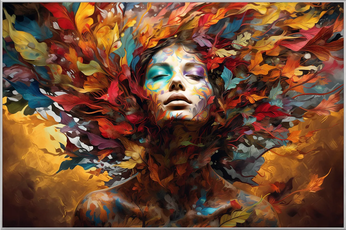 image LAND Bild mit Rahmen Dream of Leaves | Schubiger Möbel