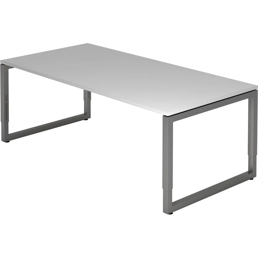 Schreibtisch Office grau Holzwerkstoff B 200 T 100 cm
