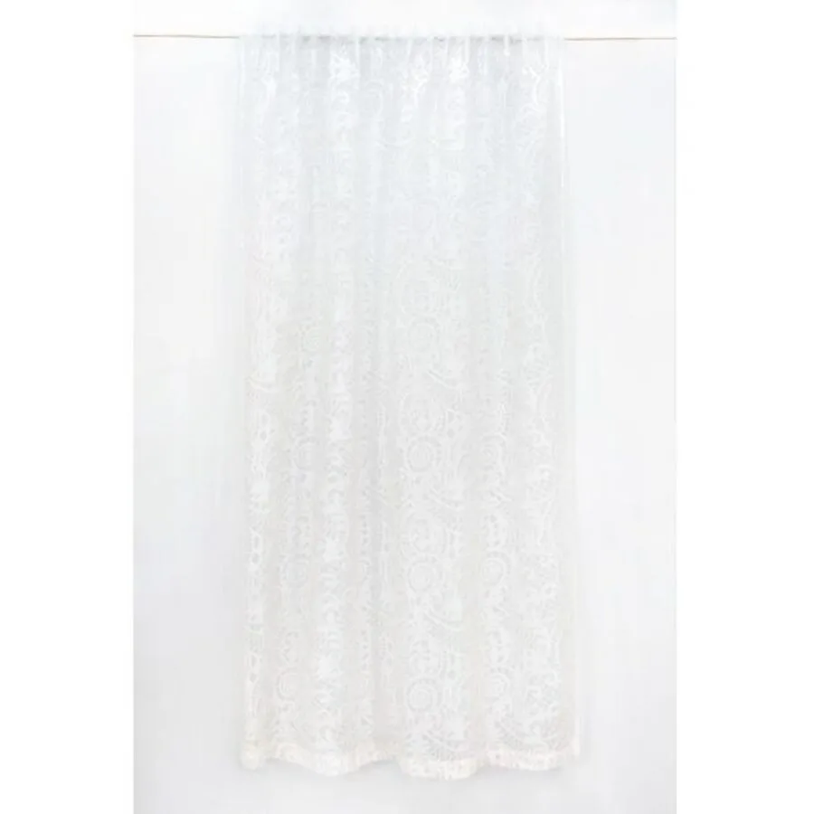 Mary rose Vorhang Nautilus Off-white Polyester B 135 cm Transparent