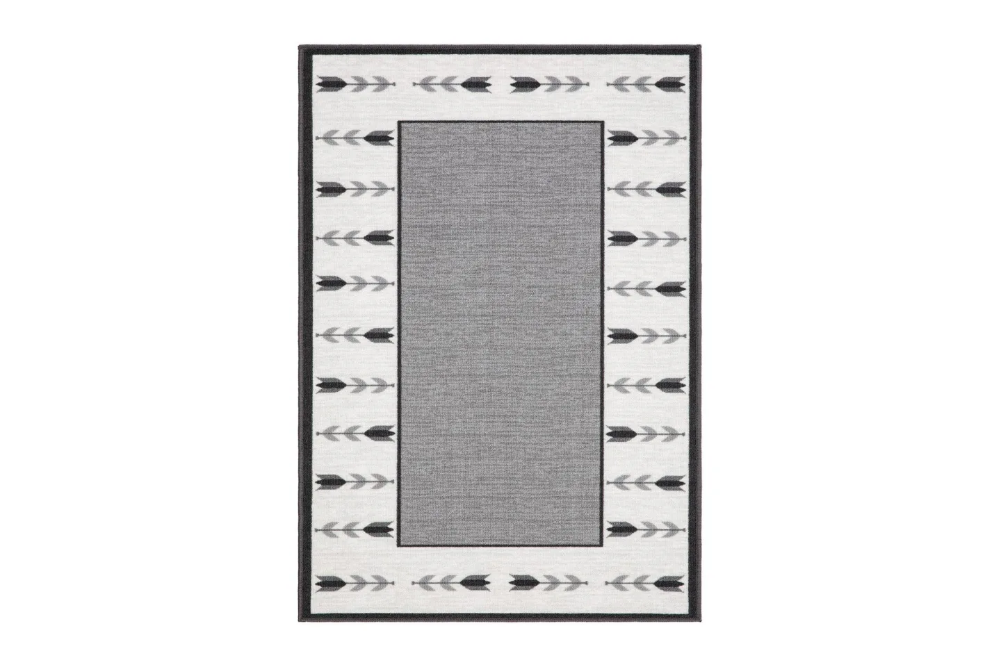 Tulpan Flatvävd Matta 133x190 cm - Grå