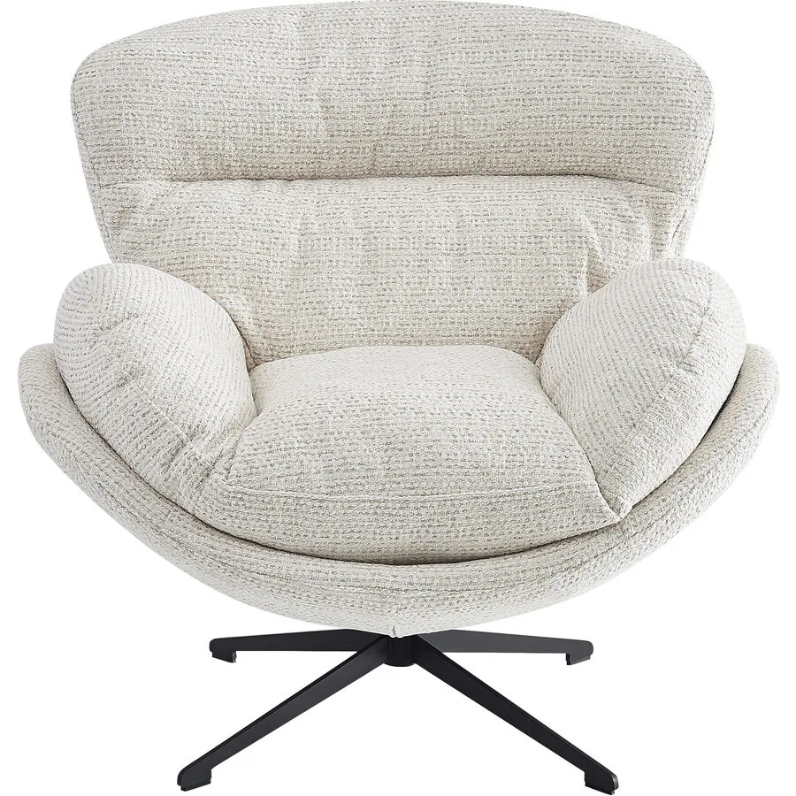 Sessel Polly beige Polyester/Metall B 100 T 98 H 97 cm