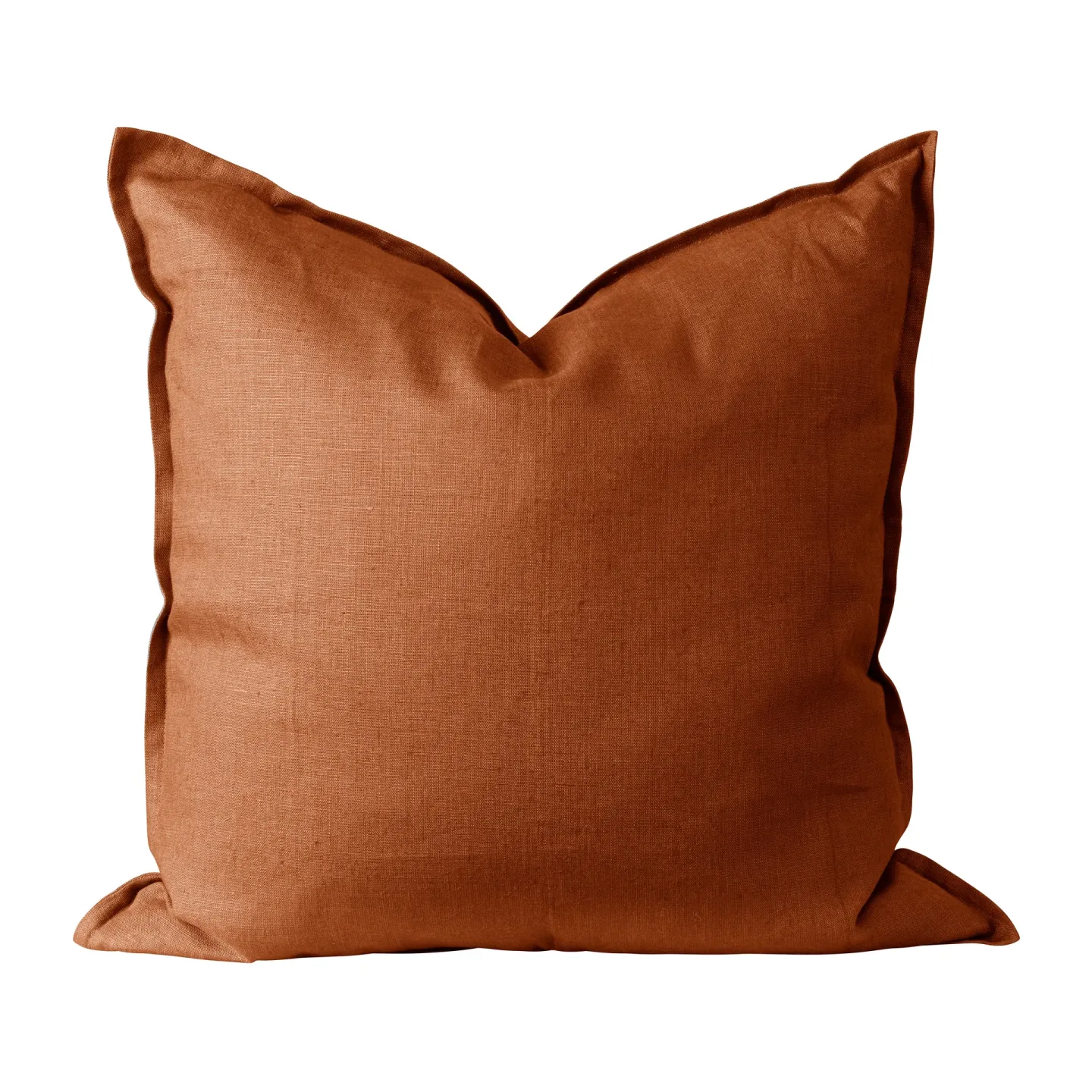 Scandi Living Calm Kissenbezug Leinen 50 x 50cm Rust