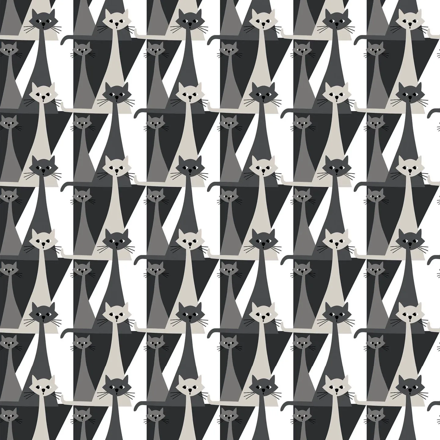Arvidssons Textil Kitty Stoff Grau