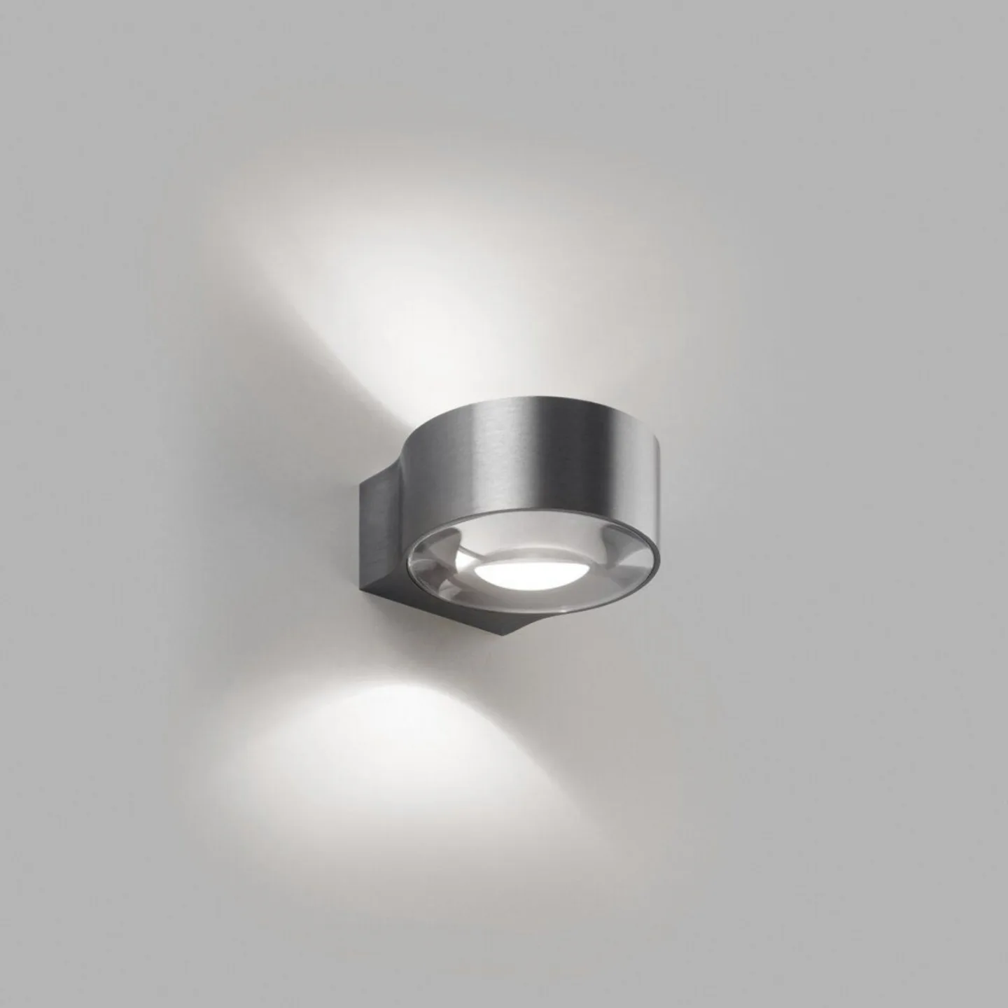 Orbit Mini Wandleuchte IP54 Titanium - LIGHT-POINT - Flurbereich - Aluminium