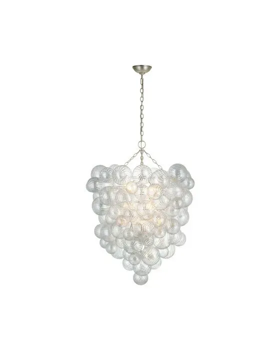 Talia Grande Entry Chandelier Silver