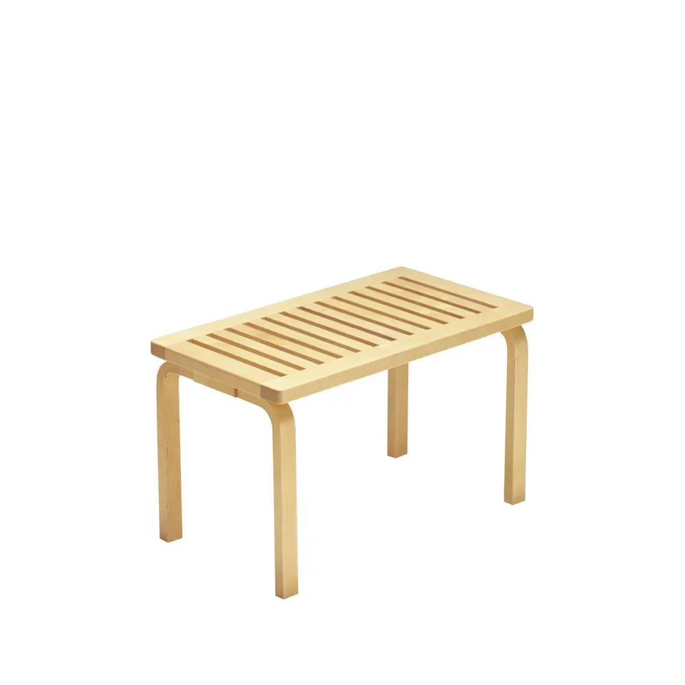 Artek 153B bänk Naturlackerad björk
