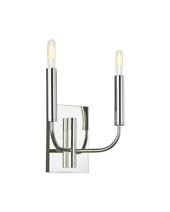 Brianna Double Sconce Nickel