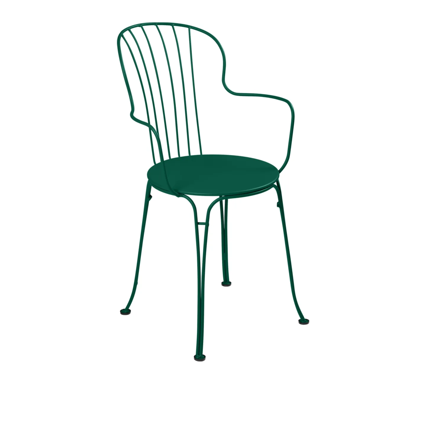 Fermob - Opéra+ Armchair, Cedar Green - Matstolar utomhus - Grön - Metall