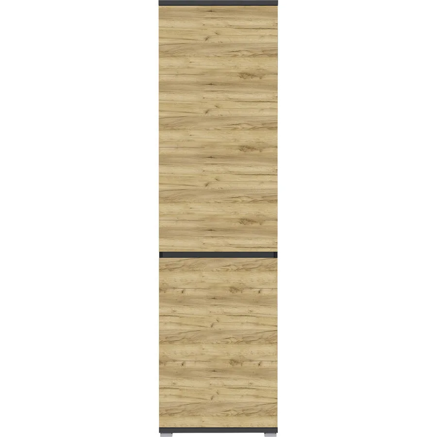 Garderobenschrank Lissabon ll Eiche Dekor Holzwerkstoff B 54 T 40 H 200 cm
