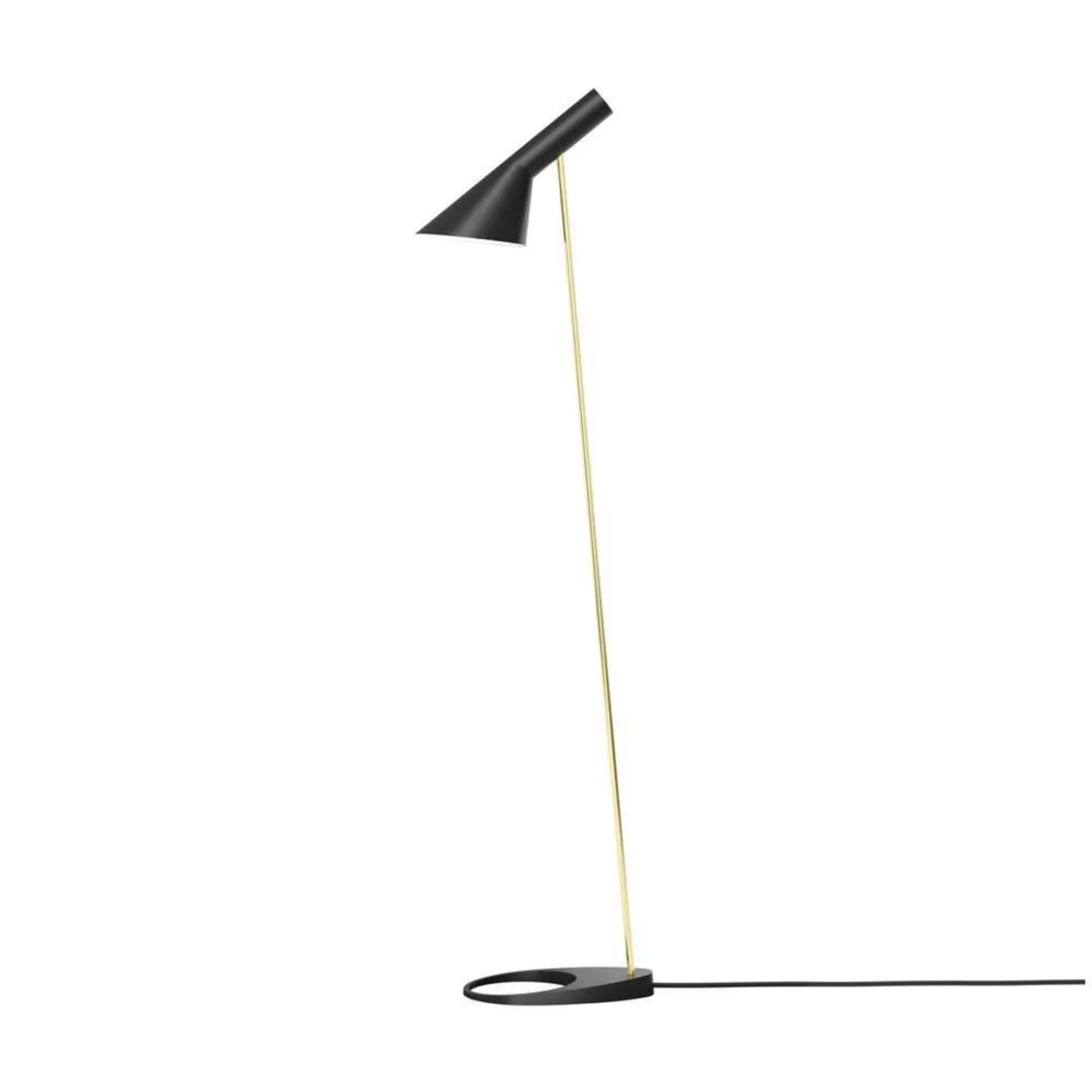 Louis Poulsen AJ Stehleuchte Brass-black