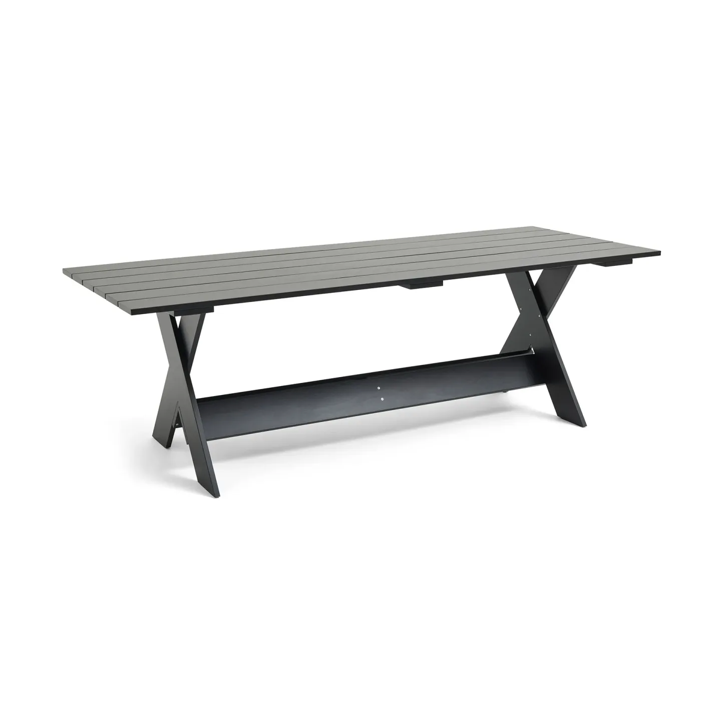 HAY Crate Dining Table bord 230x89,5 cm lackad furu Black