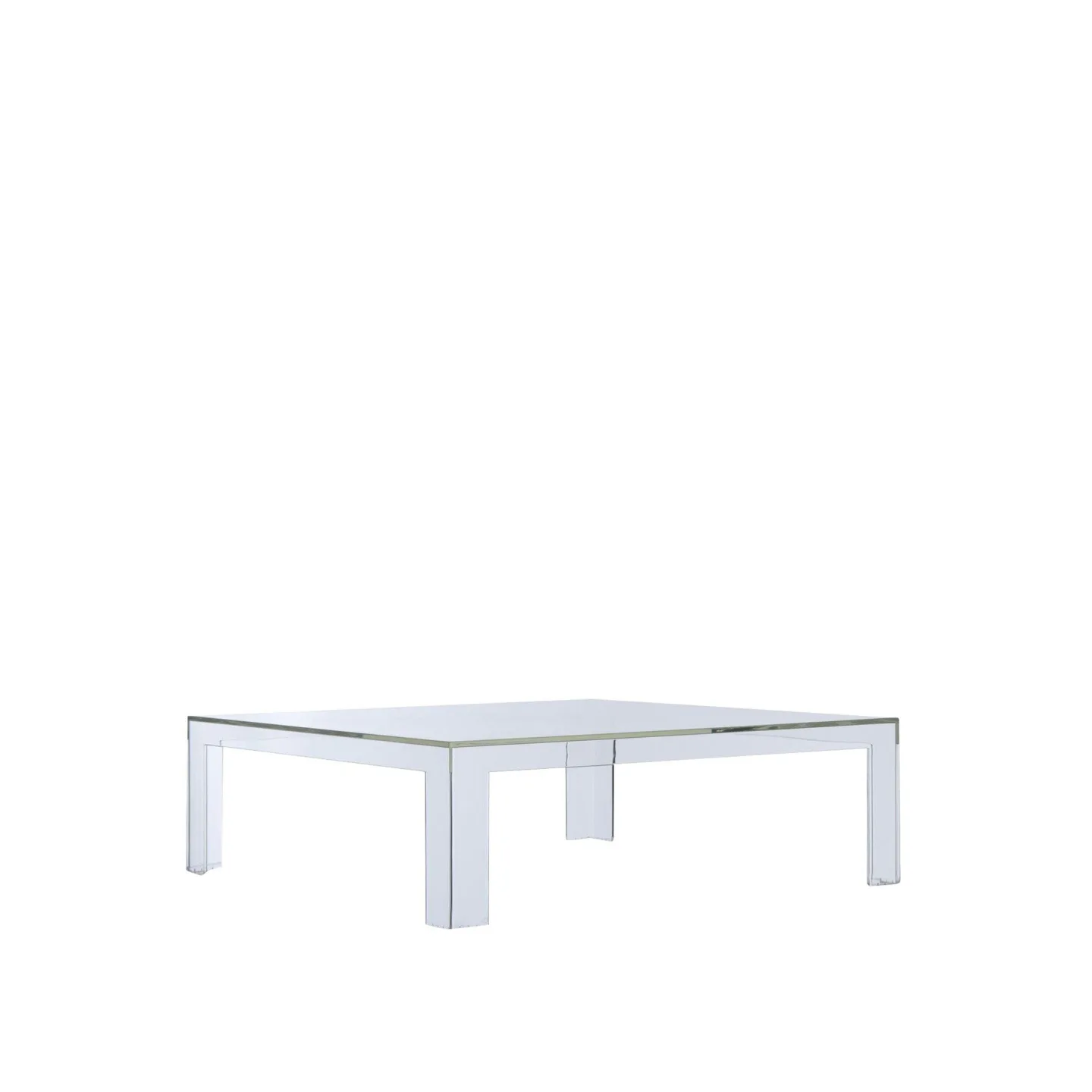 Kartell - Invisible Coffee Table 5075, Crystal - Soffbord - Tokujin Yoshioka - Transparent - Plast