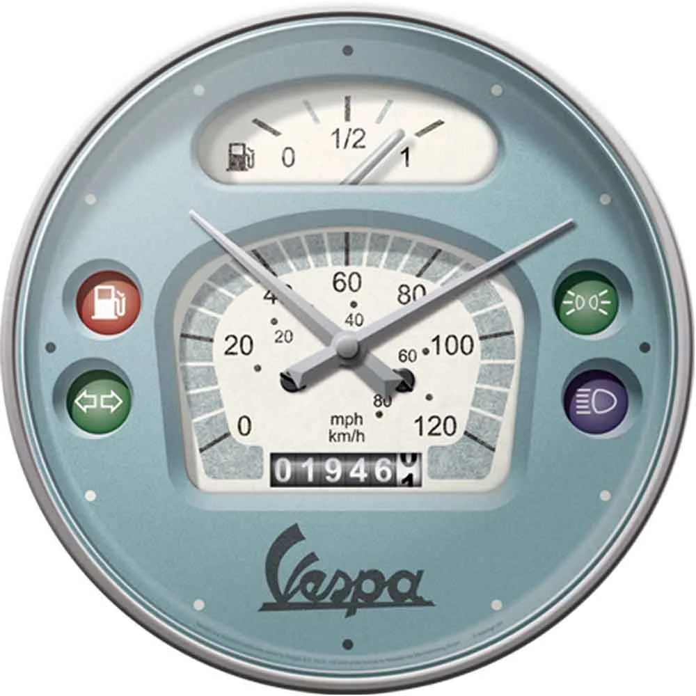 Väggklocka Vespa Instrument 31 cm