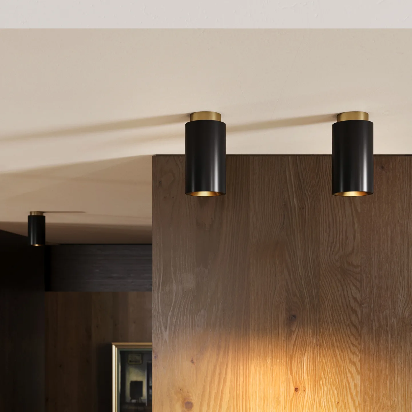 Tobo C85 taklampa, svart, stål, GU10 - DCW - Vardagsrum - Design - Metall - Med en ljuskälla