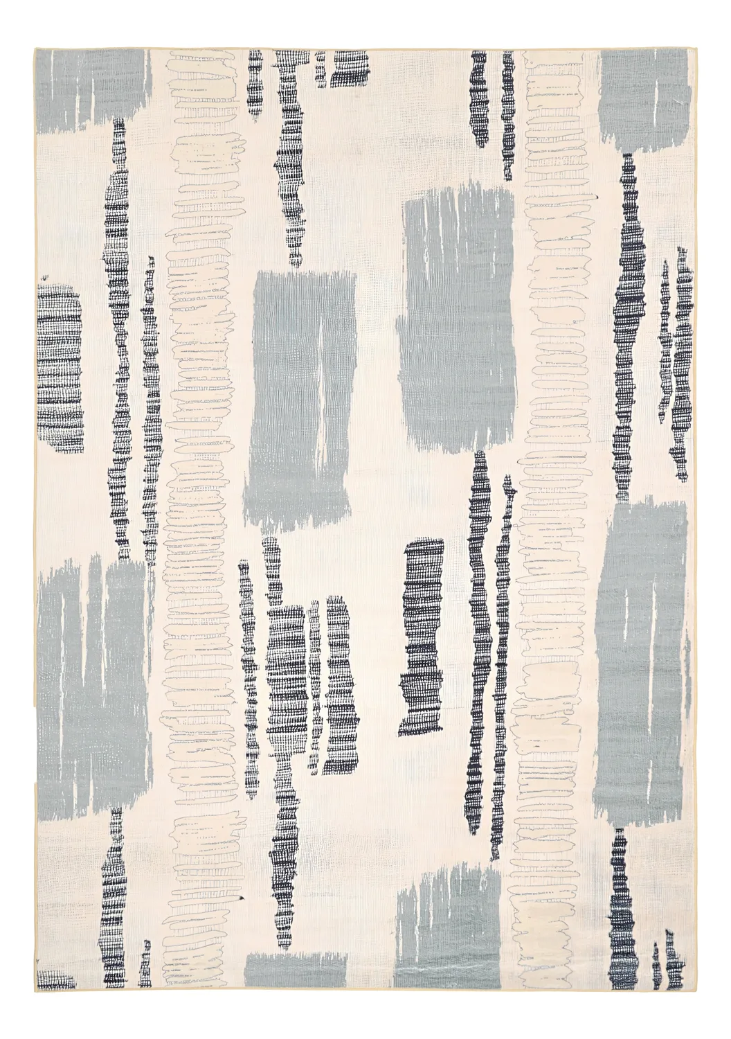 Wilton-teppe - Lucerne (grå/multi) (Størrelse: 200 x 280 cm)