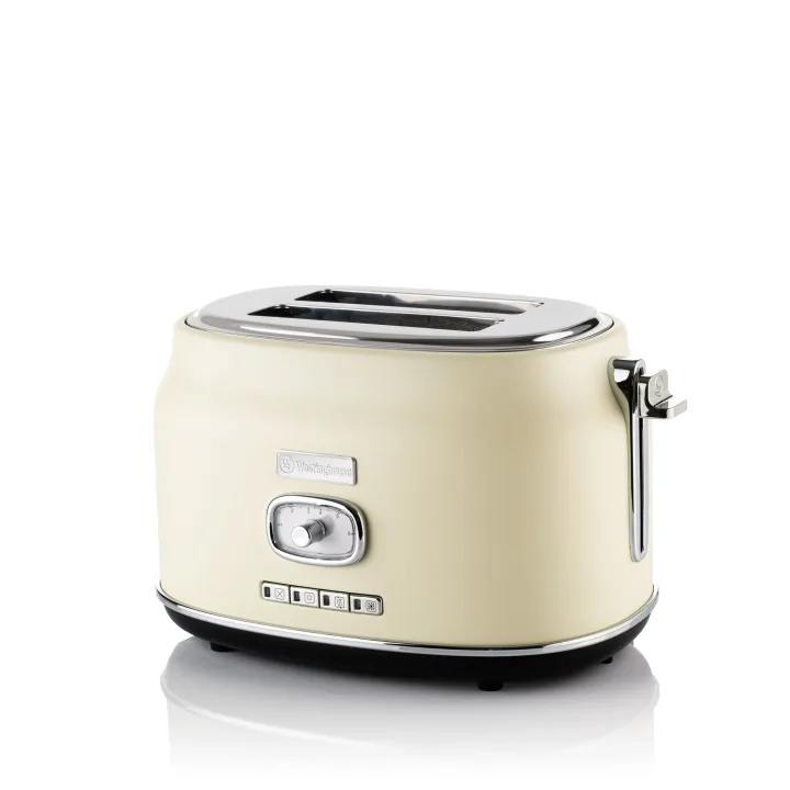 Westinghouse Retro Brødrister - 2 skiver - Hvit