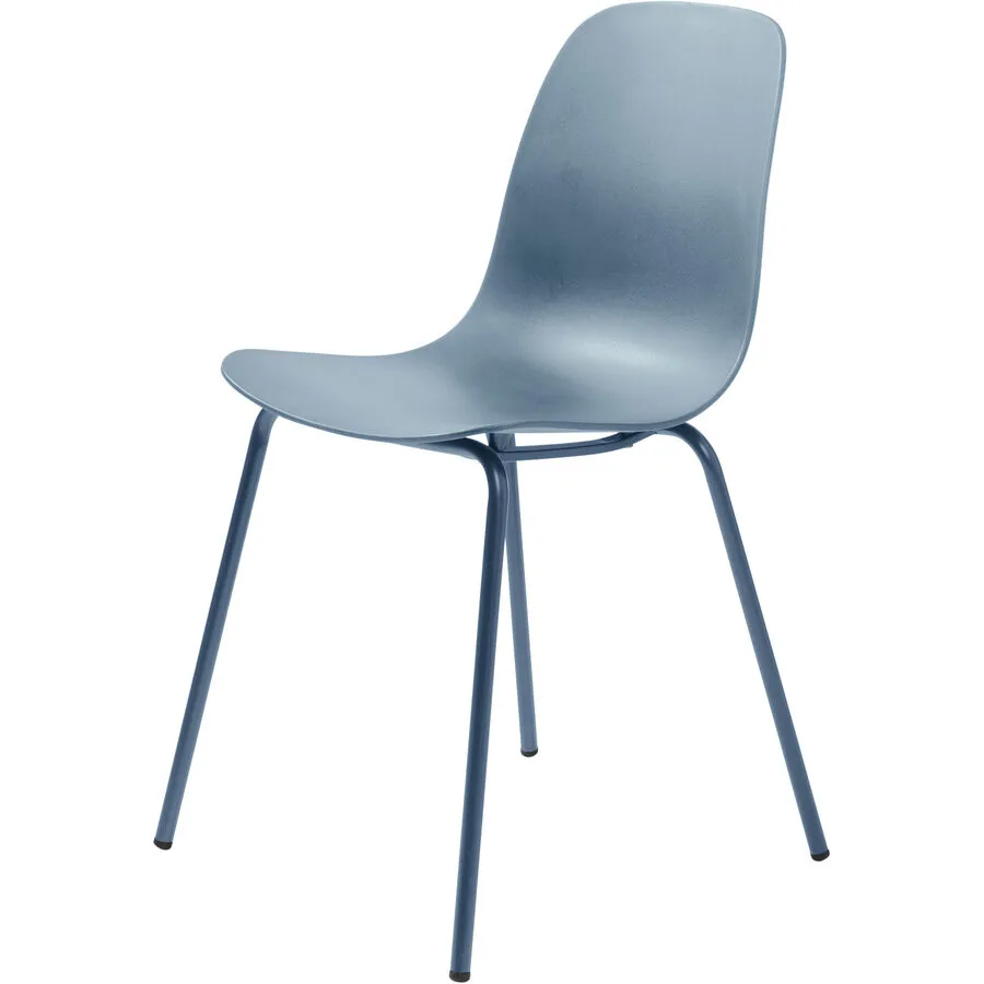Stuhl 4er-Set Whit hellblau Polypropylen