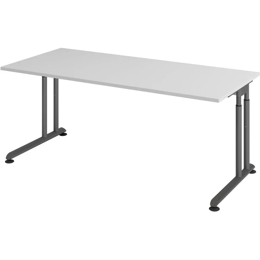 Schreibtisch Office grau Holzwerkstoff B 180 T 80 cm