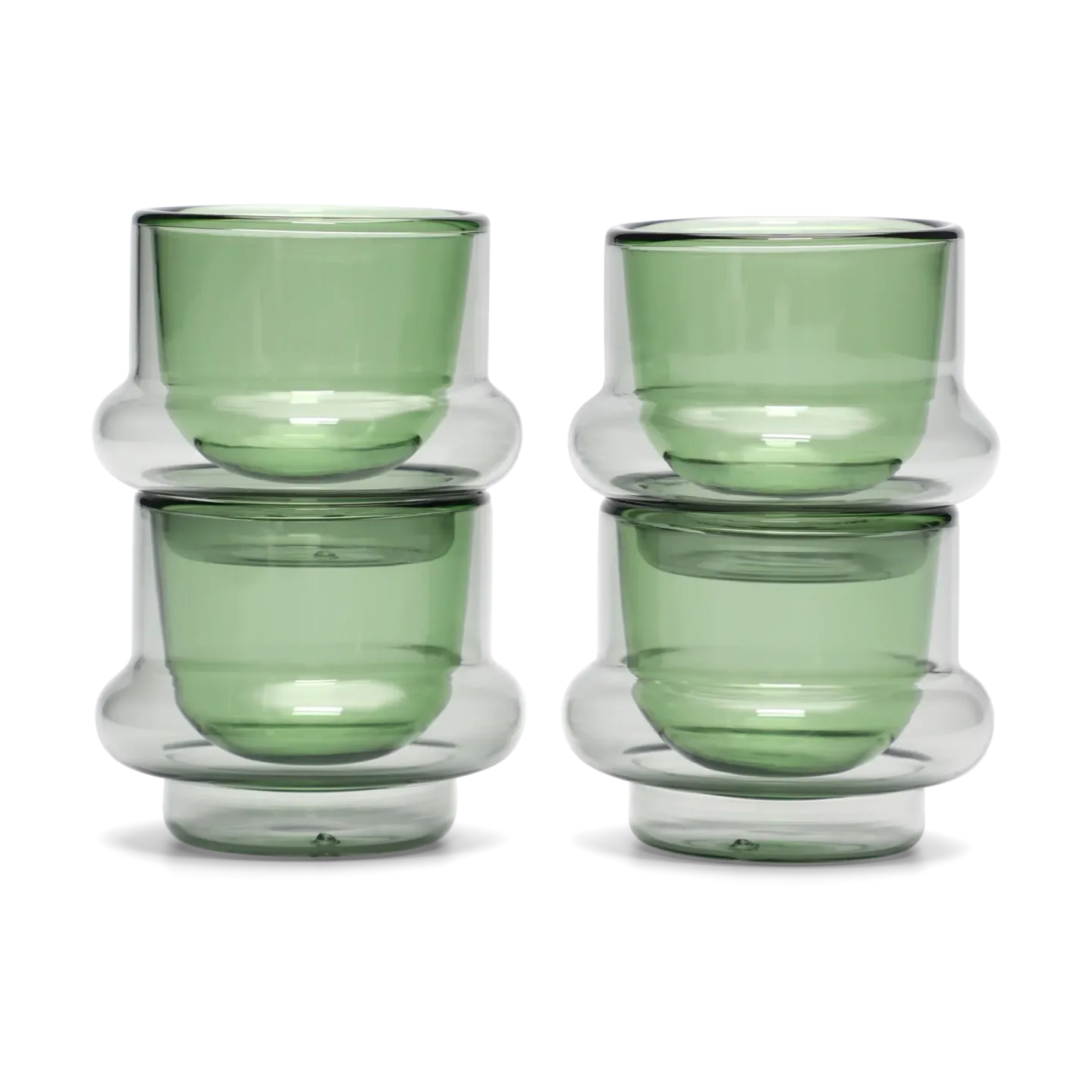 Tom Dixon Bump Espressotasse 5 cl 4er-Pack Green