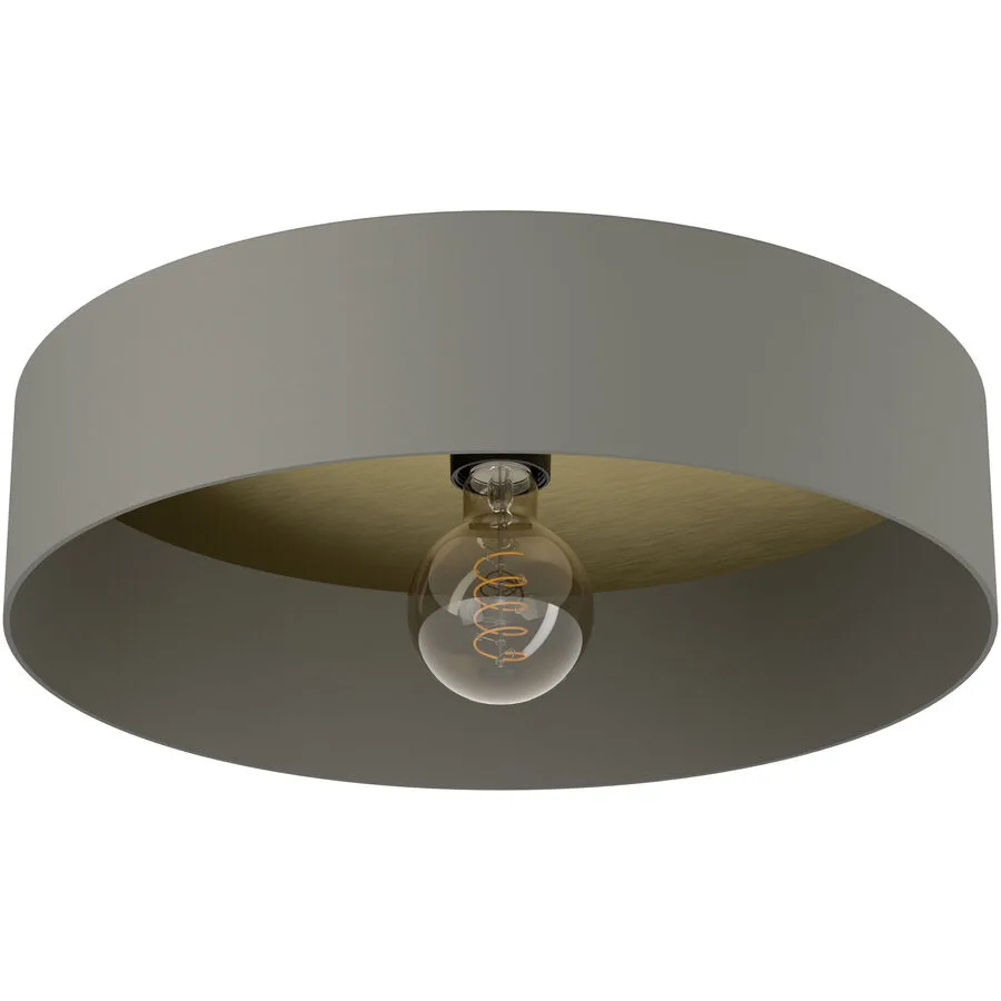 Eglo Deckenlampe Duaia Grau Stahl 16 cm - Farbe: kieselgrau