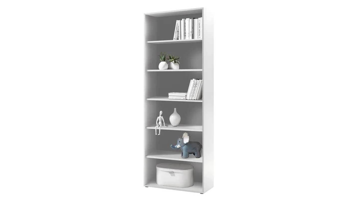 Bücherregal Standregal lichtgrau 80 x 216 cm - PRONTO