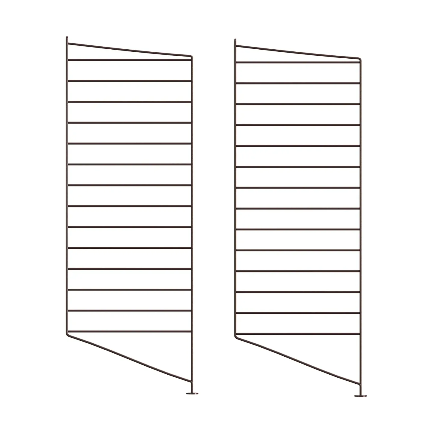 String String Bodenleiter Dunkelbraun, 85x30 cm, 2-teilig