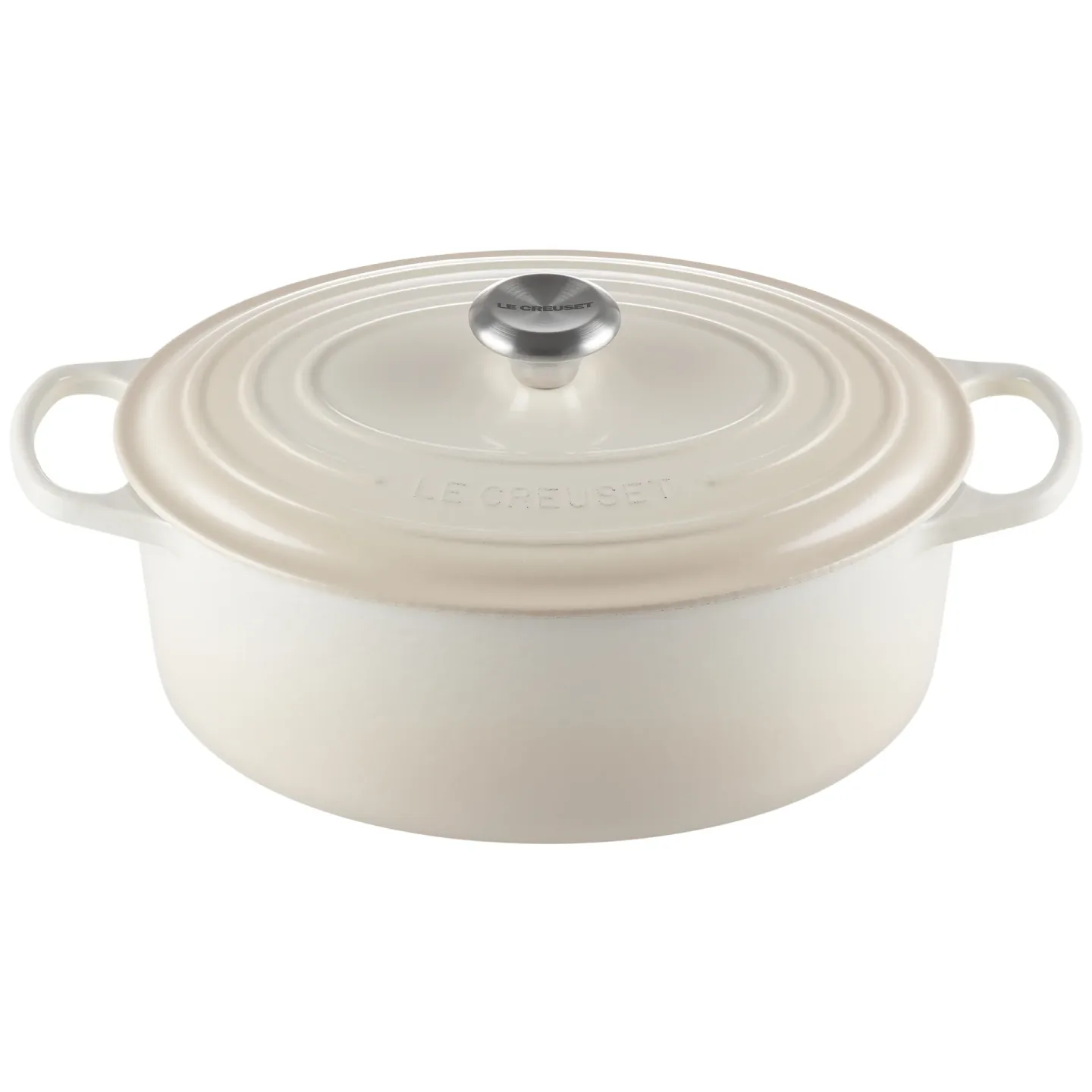 Le Creuset Le Creuset Signature oval gryta 6,3 l Meringue