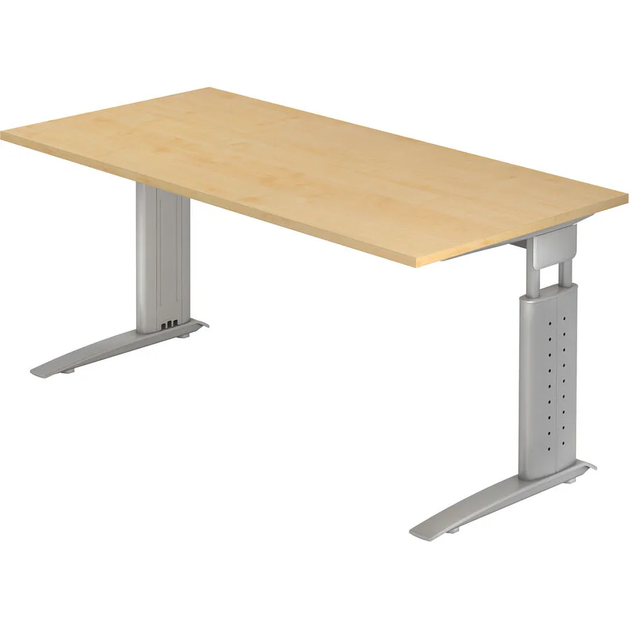 Schreibtisch Office Ahorn Dekor Holzwerkstoff B 160 T 80 cm