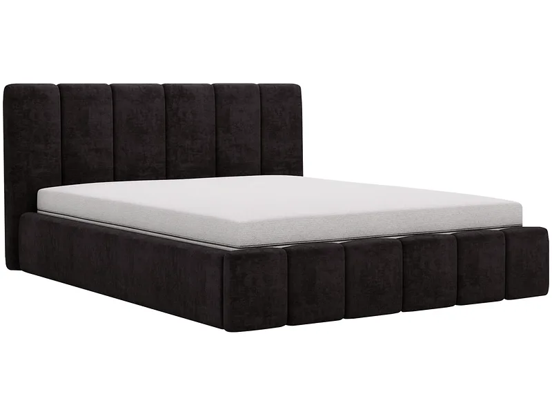 Bett CHIARA 140x200cm samt anthrazit