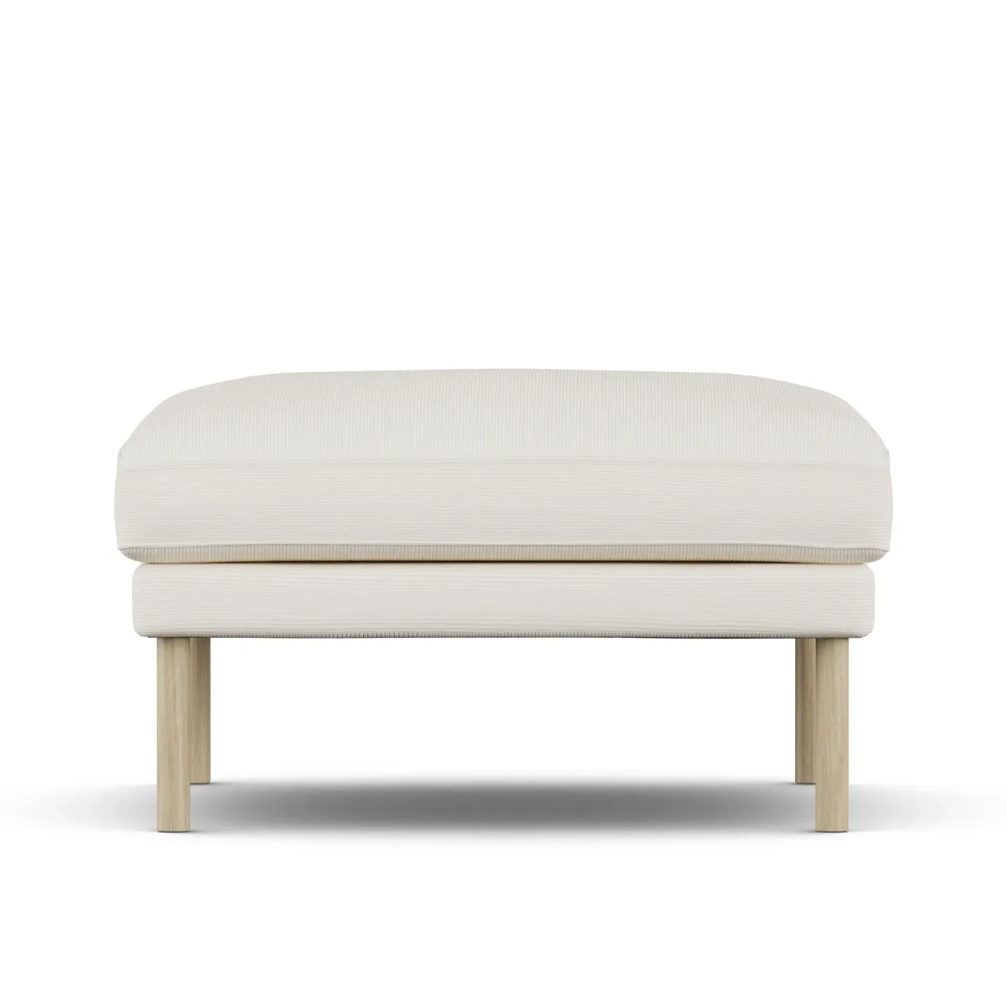 1898 Linnevik Fußhocker Jump Off White 1954-Eiche weiß geölt