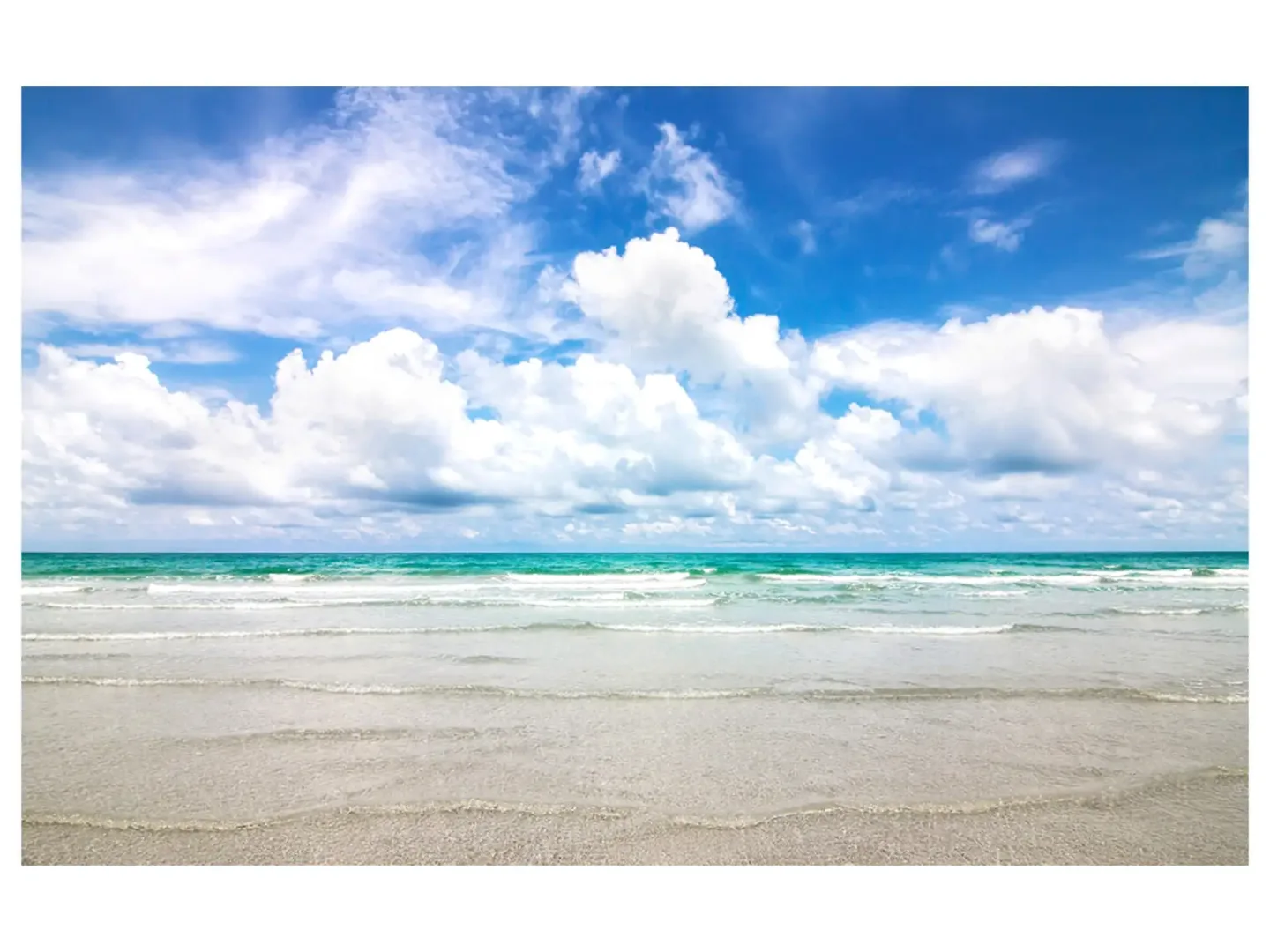 image LAND Digitaldruck auf Acrylglas Strand | Schubiger Möbel