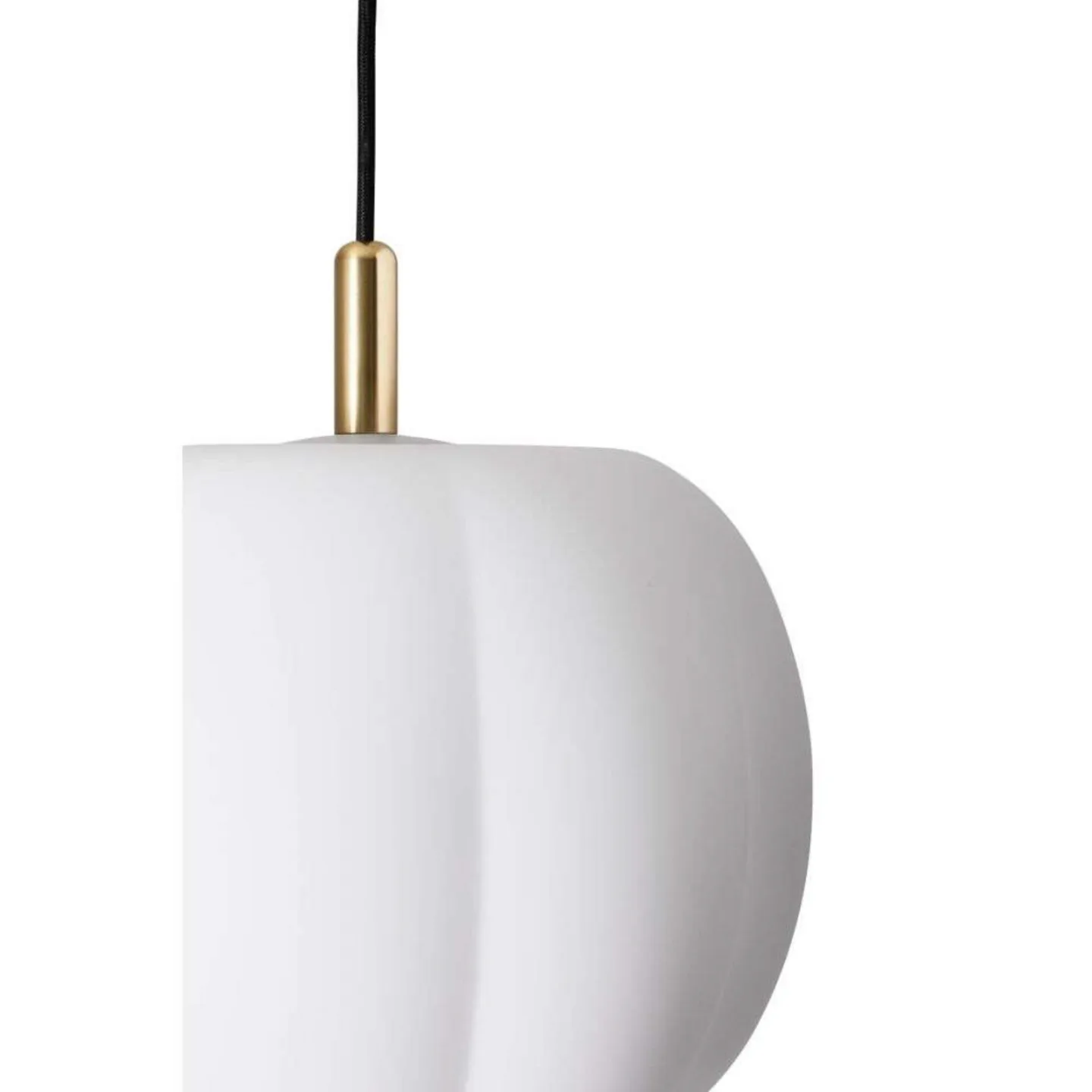 Pepo Pendel Medium Ø30 Opal/Brass - Made By Hand - Spisestue - Glass