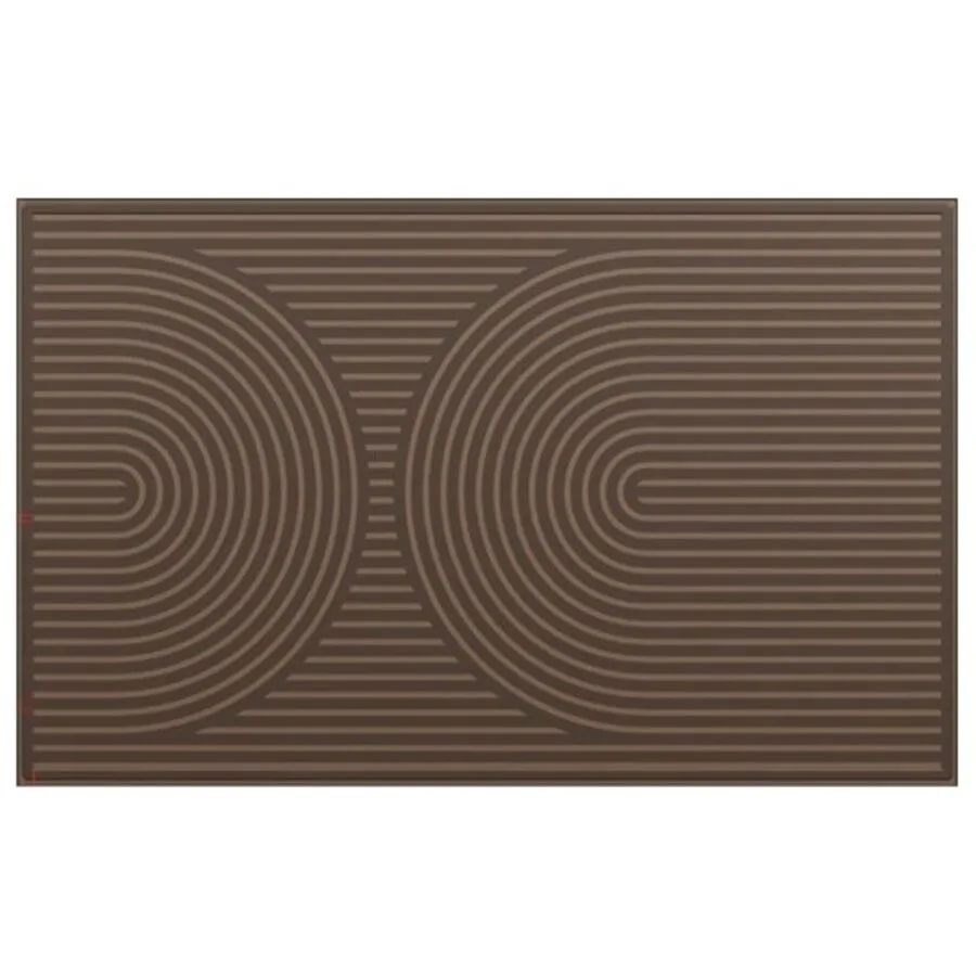 Türvorlage Vasco taupe Polyethylen Rechteckig B 50 cm