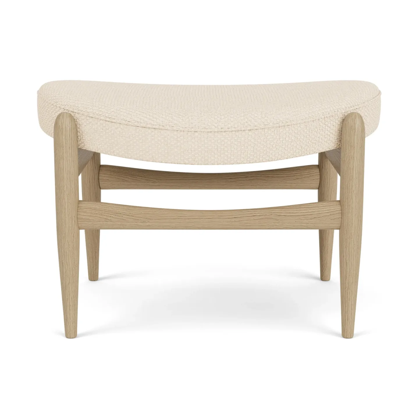 Audo Copenhagen Elizabeth ottoman Natural oak-Logan Jasmine