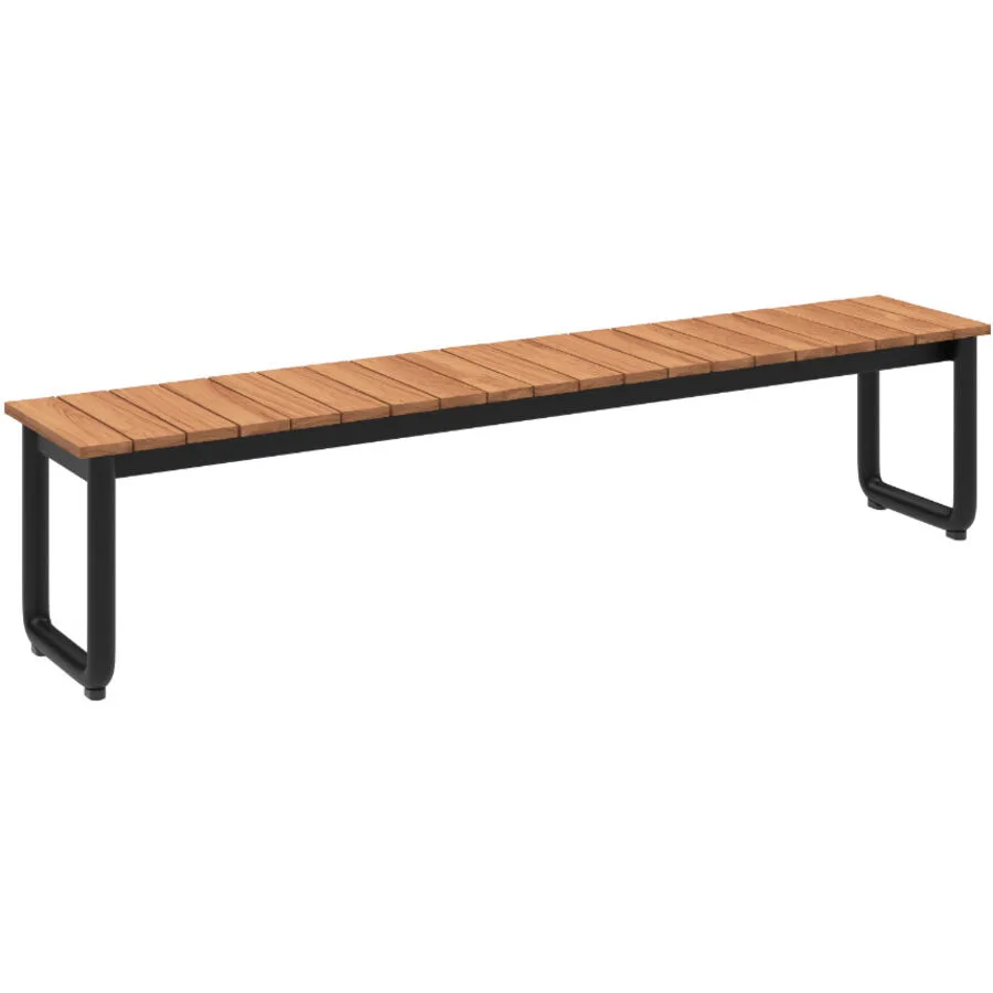 SACKit Gartenbank Patio natur Teak B 200 T 37 H 46 cm
