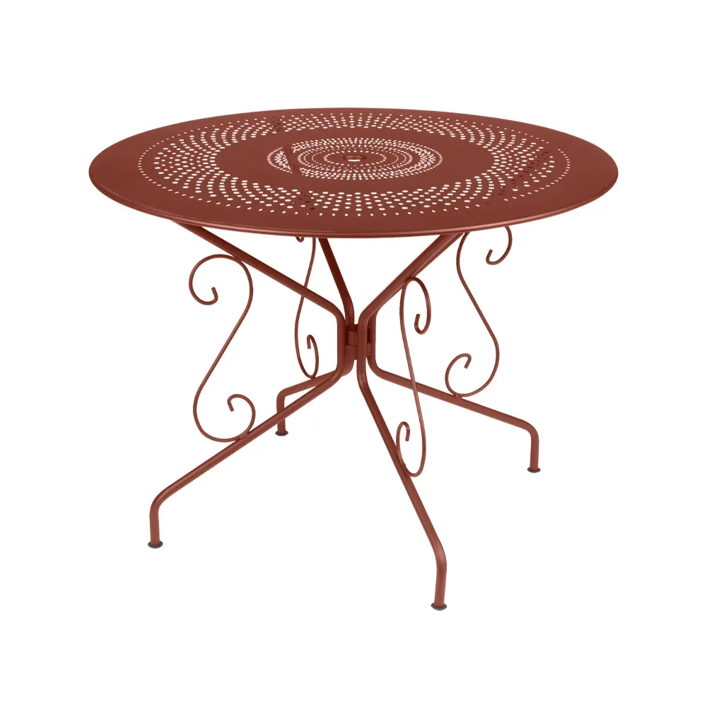 Fermob Montmartre bord Ø96 cm Red ochre (röd)