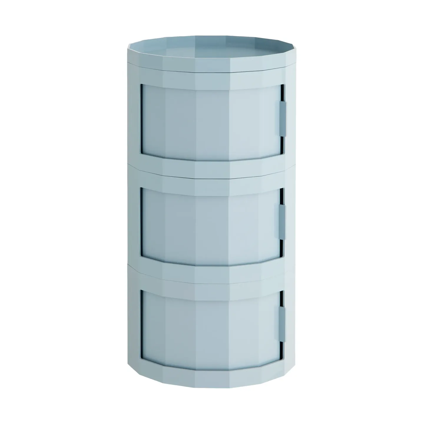 HAY Facet Cabinet 30 Beistelltisch Misty blue